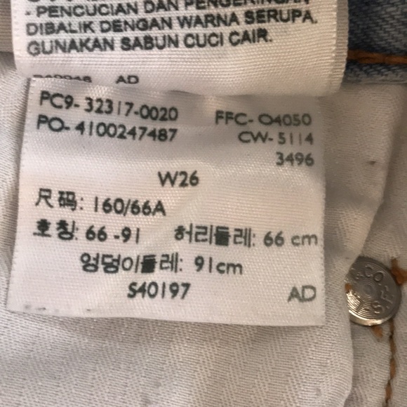 Levi’s 501 button fly jean shorts - Picture 14 of 15